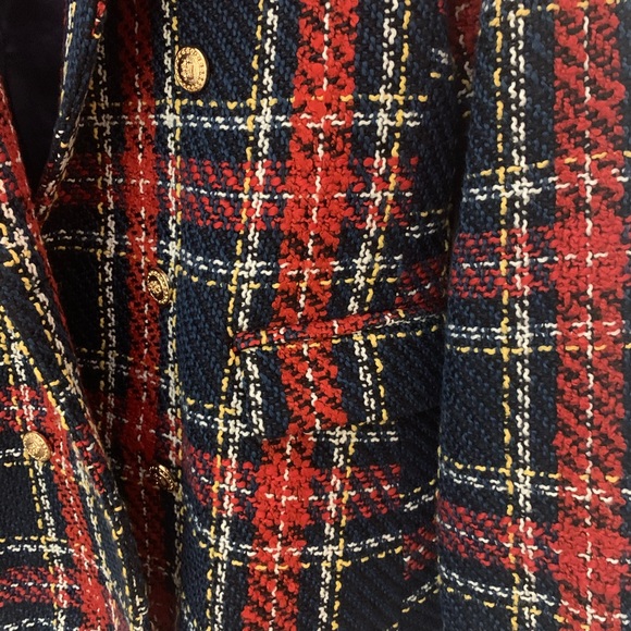 Blank NYC Double Breasted Prep School Plaid Blazer - Picture 11 of 15